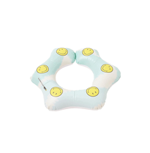 SUNNYLiFE Multicolor Inflatable Kiddy Float Ring Smiley World Sol Sea