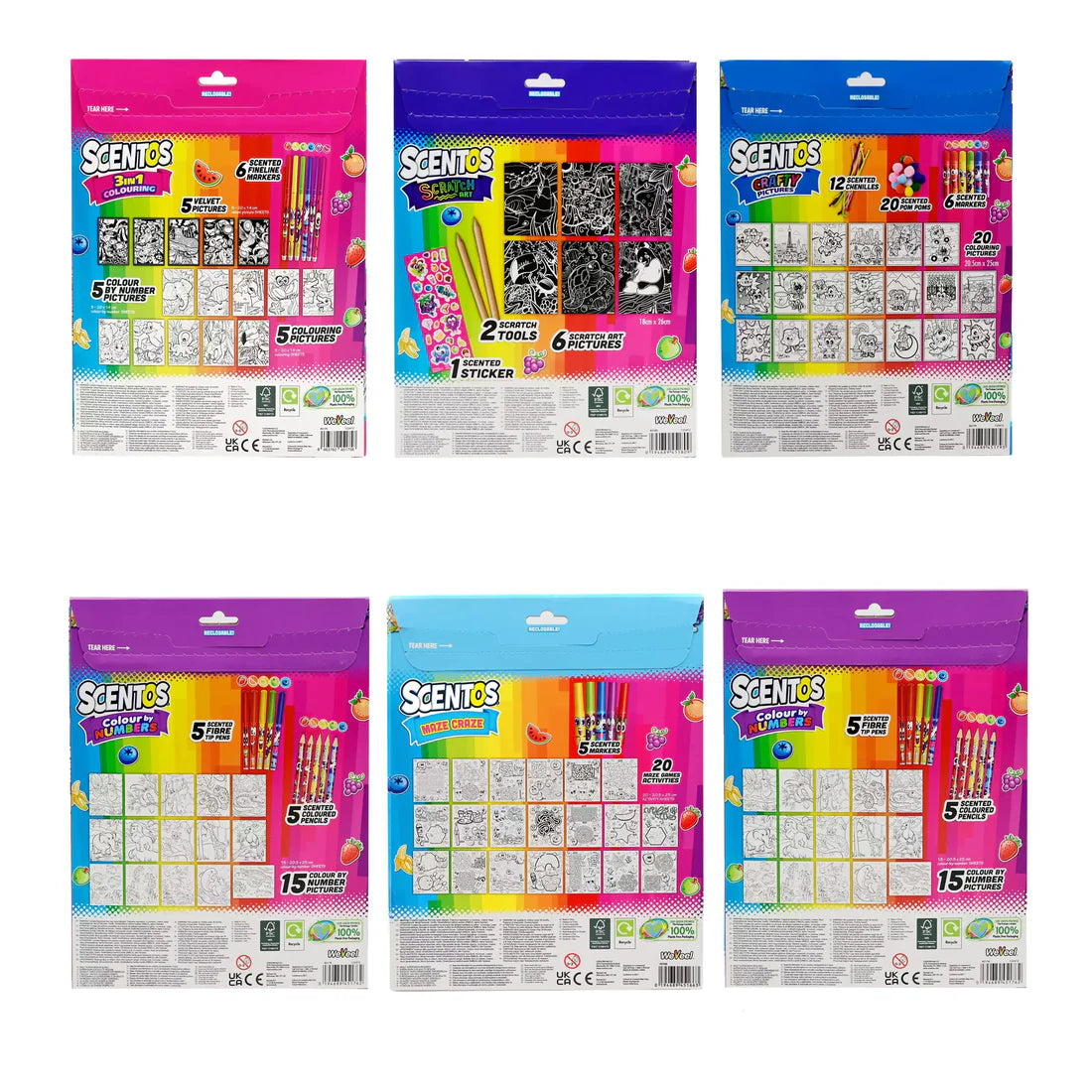 Scentos On the Go Junior Assortment (PACK OF 12)