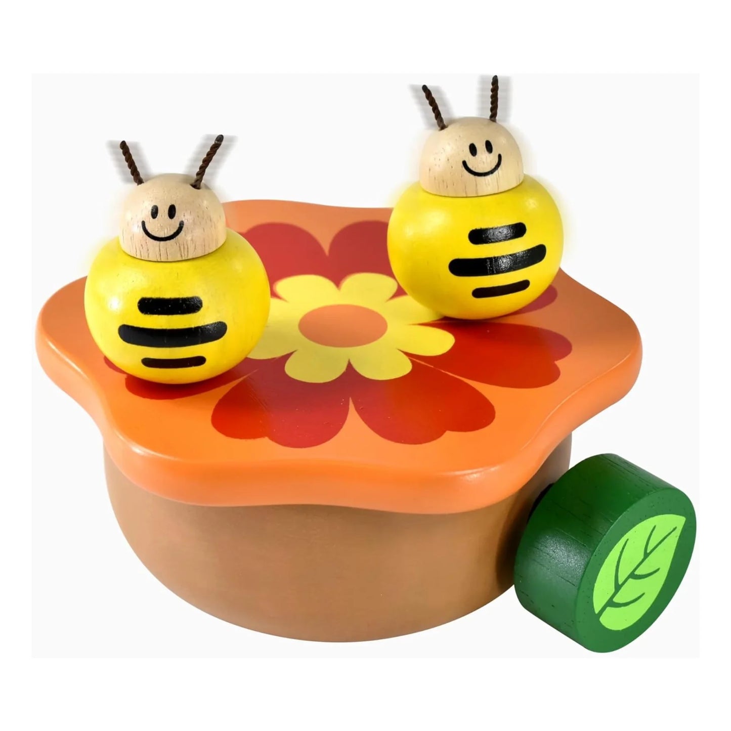 Dancing Bee Musical Wooden Toy – Soothing Melodies for a Peaceful Playtime