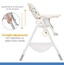 Joie Snacker 2in1 Alphabet Design High Chair(6 Months to 15 Kgs)