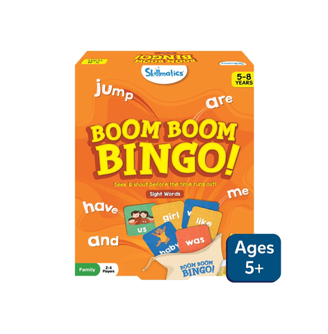 Boom Boom Bingo! Board Game: Sight Words
