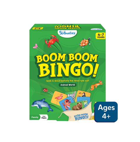 Boom Boom Bingo! Board Game: Animal World