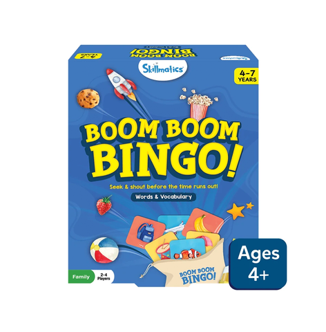 Boom Boom Bingo! Board Game: Words & Vocabulary