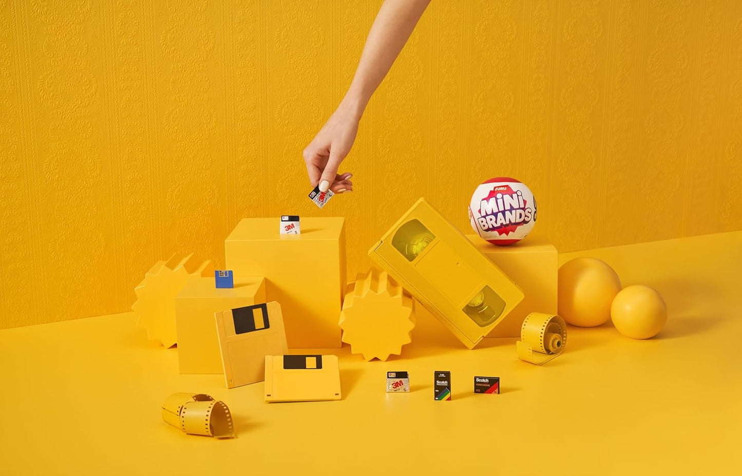 Mini Brands Retro Single Capsule with 60+ Mystery Mini's to Collect