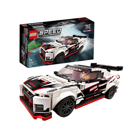 LEGO 76896 Speed Champions Nissan GT-R NISMO Racer Toy, with Racing Driver Minifigure, Race Cars Building Sets (Multicolour)
