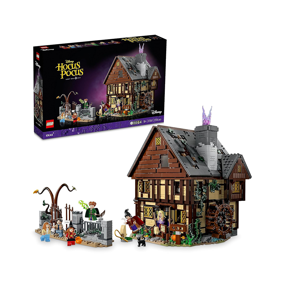 LEGO Ideas Disney Hocus Pocus: The Sanderson Sisters' Cottage 21341 (2,316 Pieces)