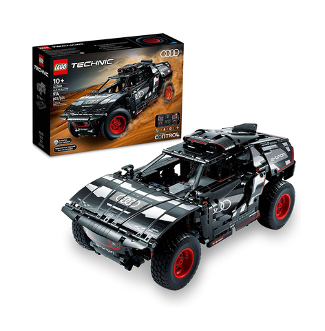 Lego Technic Au'di RS Q e-tron 42160 Advanced Building Kit for Kids Ages 10 and Up, This Remote Controlled Car Toy Features App-Controlled Steering and Makes...