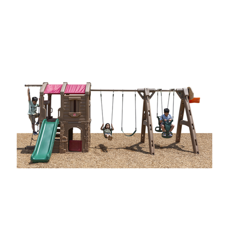 Step2 Naturally Playful Adventure Lodge Play Center With Glider