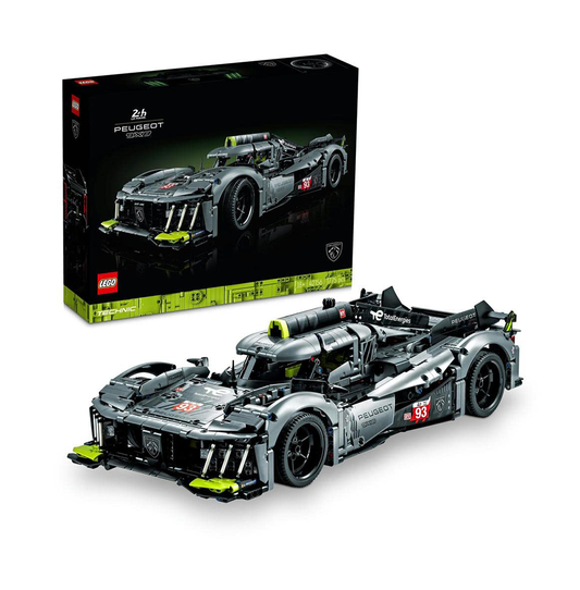 LEGO Technic Peugeot 9X8 24H Le Mans Hybrid Hypercar 42156 Building Kit (1,775 Pieces)