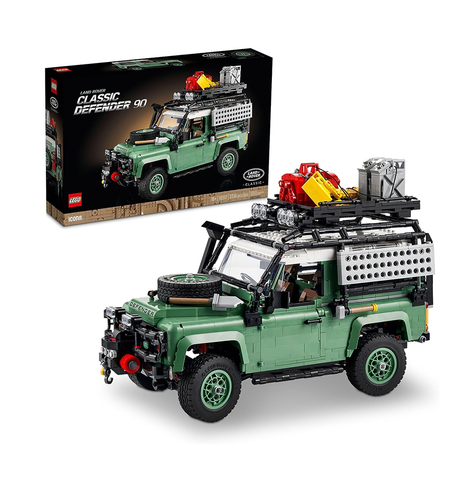 Lego Icons Land Rover Classic Defender 90 10317 Model Car Building Set for Adults and Classic Car Lovers, This Immersive Project Based on an Off-Road Icon Makes a Great or Her