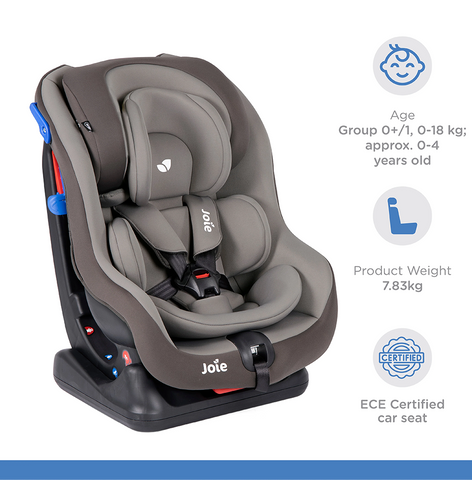Joie Steadi((Group 0+/1) Dark Pewter Color Car Seat(Birth+ to 18 Kg)
