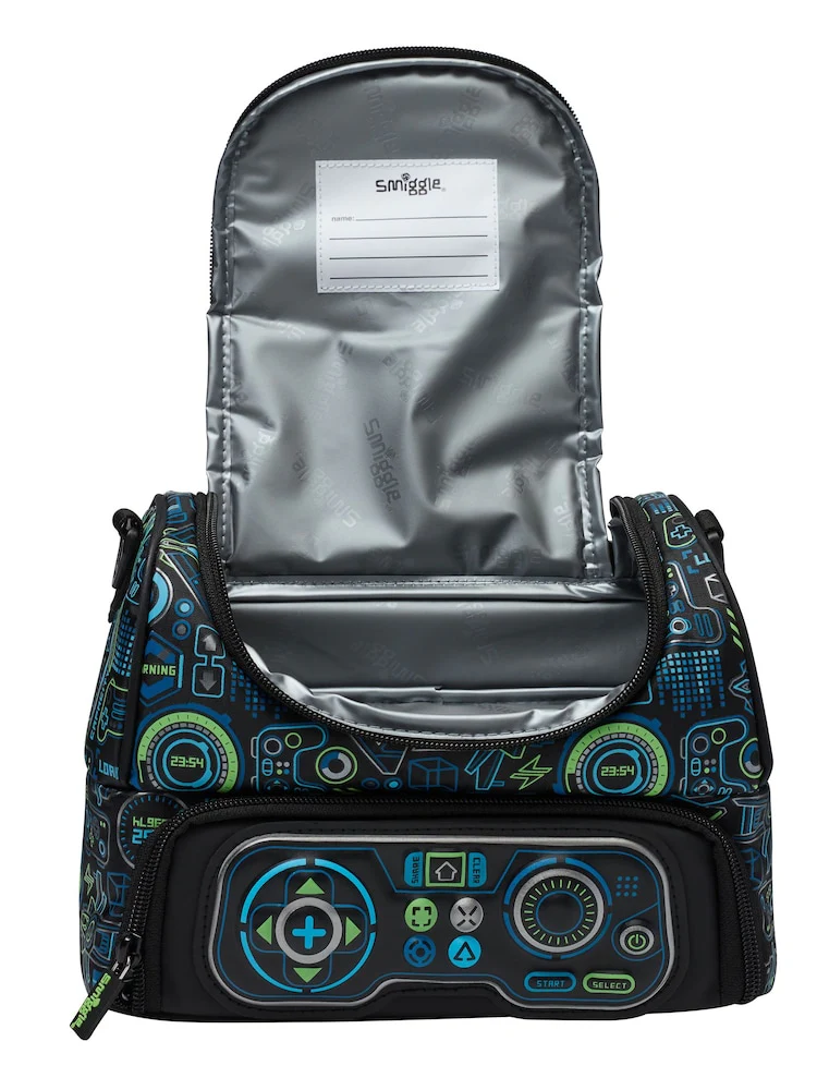 Smiggle Premium kids double-decker lunch bag - GAMING