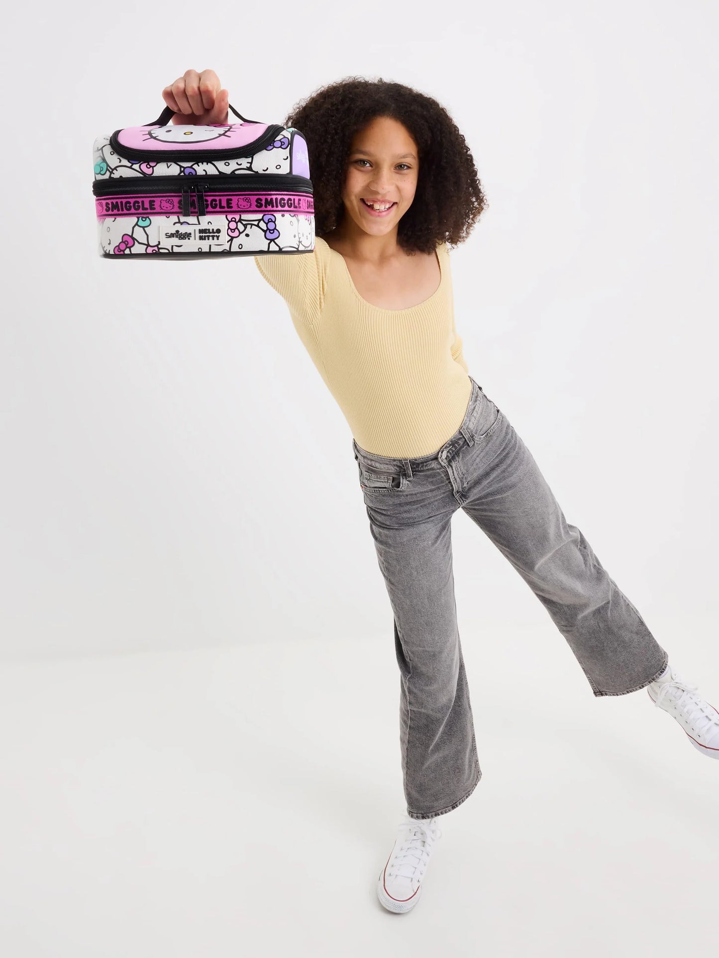 Smiggle Premium kids double-decker lunch bag - HELLO KITTY