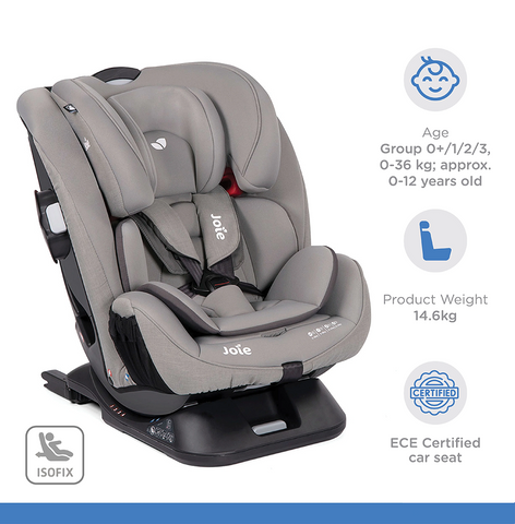 Joie Every Stage Fx Grey Flannel Car Seat(Birth+ to 36 Kg)