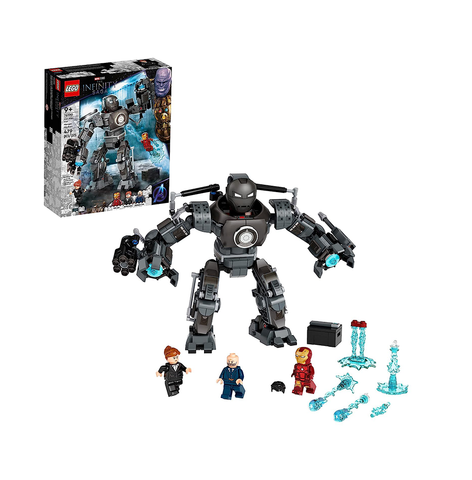LEGO Marvel Iron Man: Iron Monger Mayhem 76190 Collectible Building Kit with Iron Man, Obadiah Stane and Pepper Potts; New 2021 (479 Pieces)
