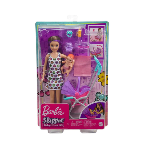 Barbie Skipper Babysitters Inc Playset Doll