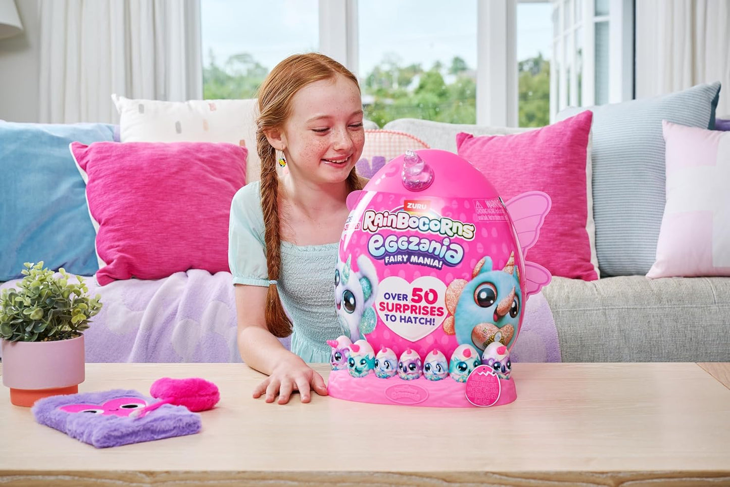 Rainbocorns Eggzania Fairy Mania , 50 surprise