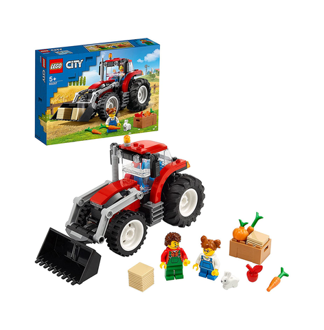 LEGO City Tractor 60287 Building Kit (148 Pieces)