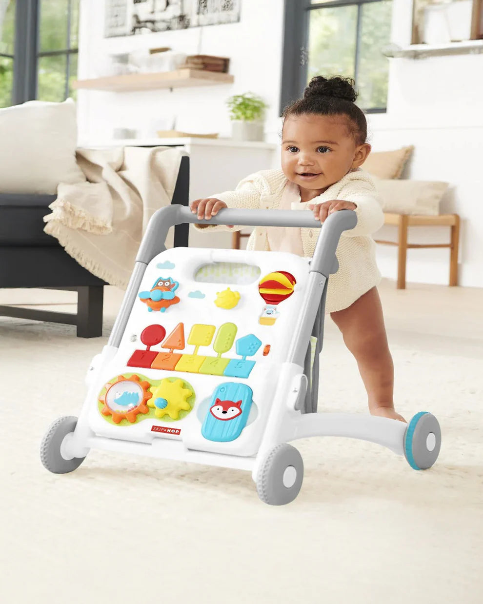 Skip Hop Musical Activity Walker-4 in 1 Convertible-Anti-Skid-40+ Play Features