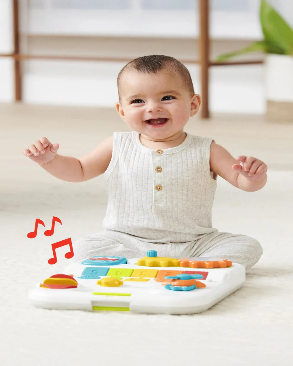 Skip Hop Musical Activity Walker-4 in 1 Convertible-Anti-Skid-40+ Play Features