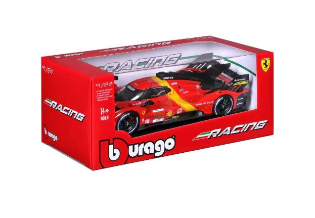 2023 Ferrari 499P #51 Winner 24h Le Mans 1:24 Bburago licensed diecast Scale Model car