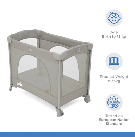 Joie Clay Color Kubbie Playard(Birth+ to 15 Kgs)