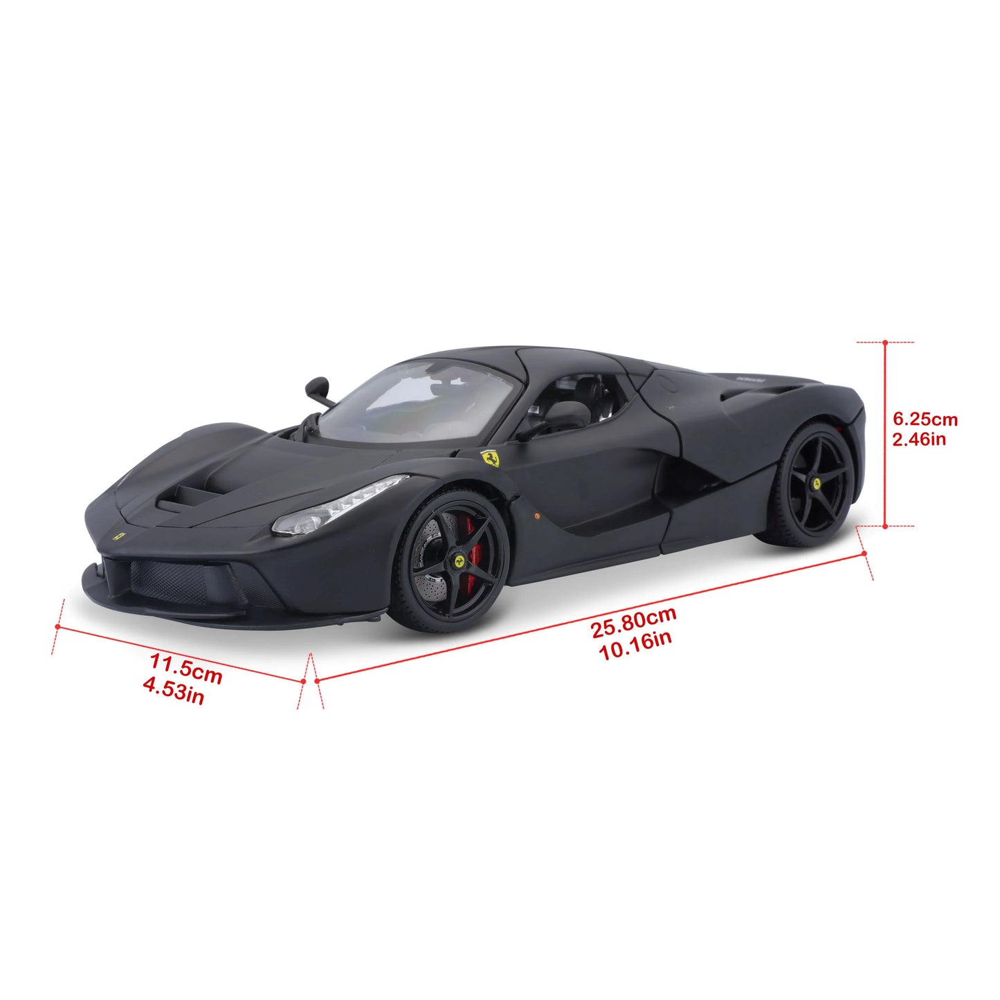 Bburago Ferrari Signature - Ferrari LaFerrari, black - Scale 1:18