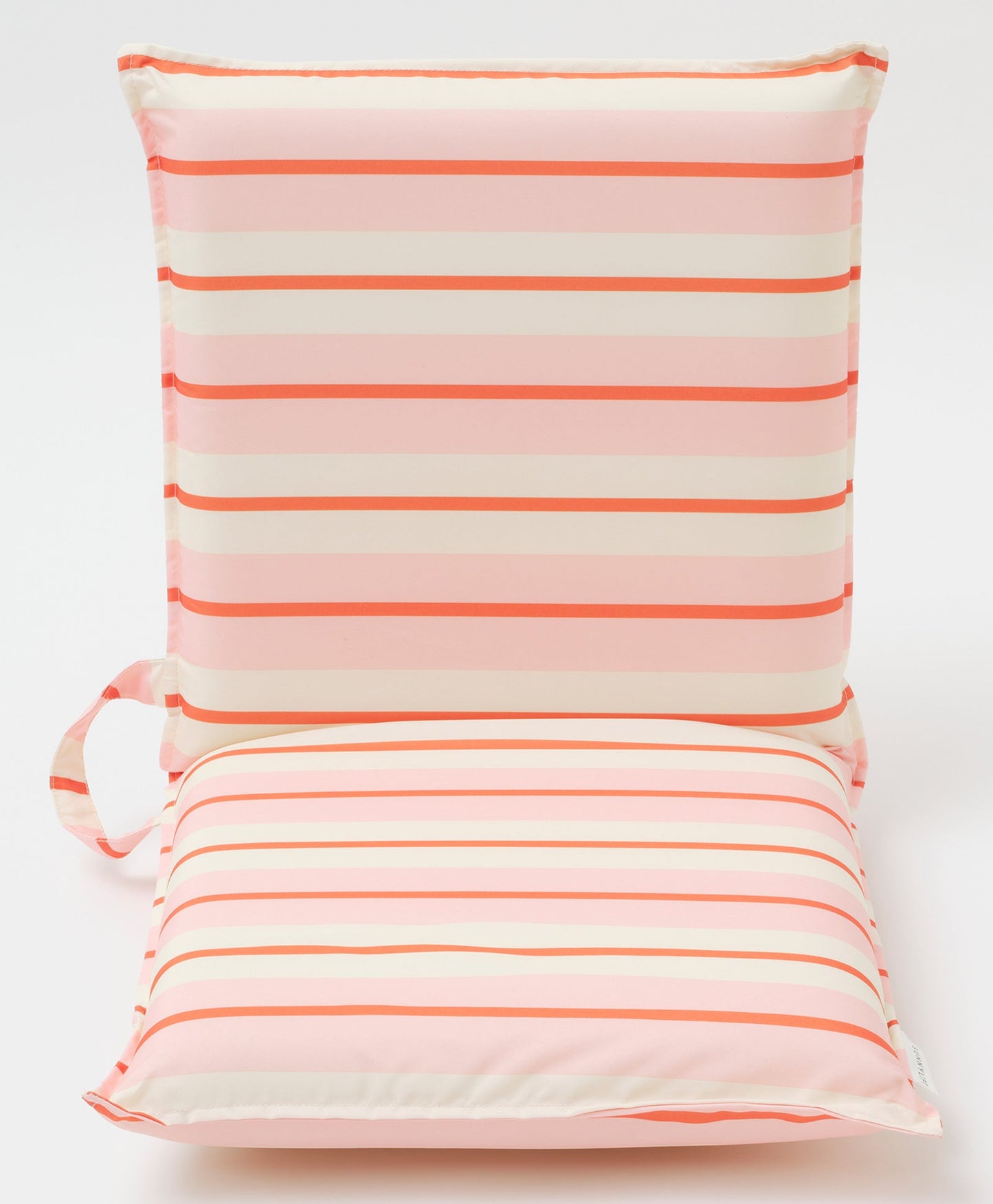 Folding Seat Summer Stripe Strawberry Sorbet