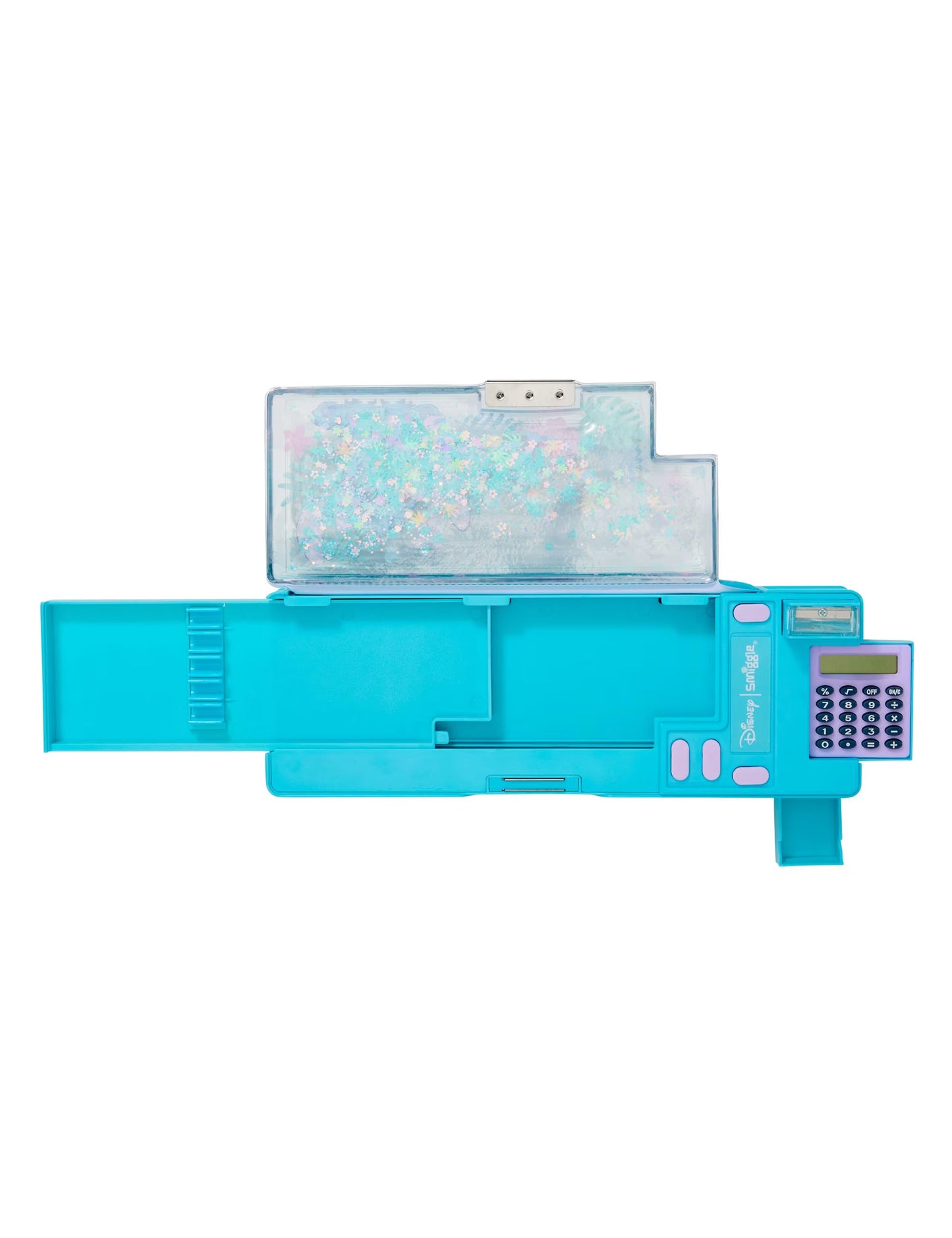 Smiggle Premium Pencil Case with Calculator - Stitch