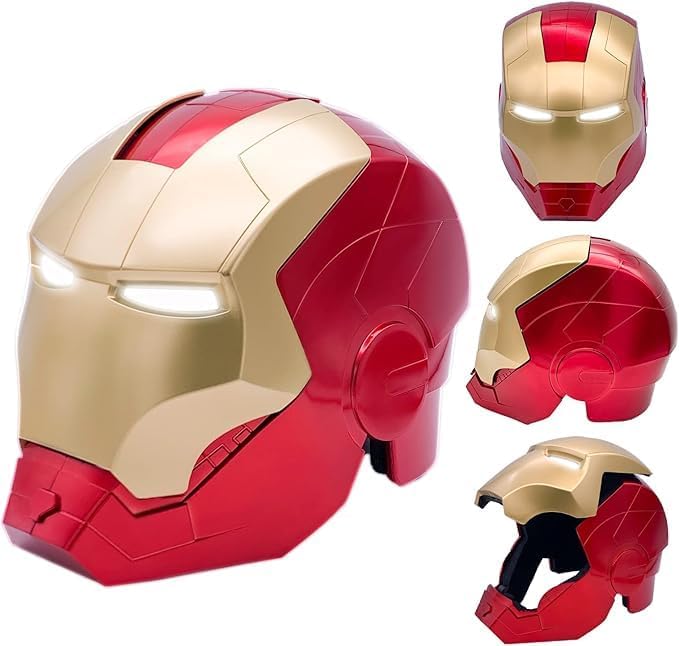 Kids Wearable Small Size Iron Man Helmet with Light