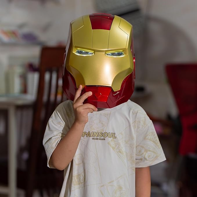 Kids Wearable Small Size Iron Man Helmet with Light