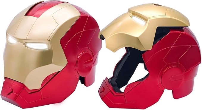 Kids Wearable Small Size Iron Man Helmet with Light
