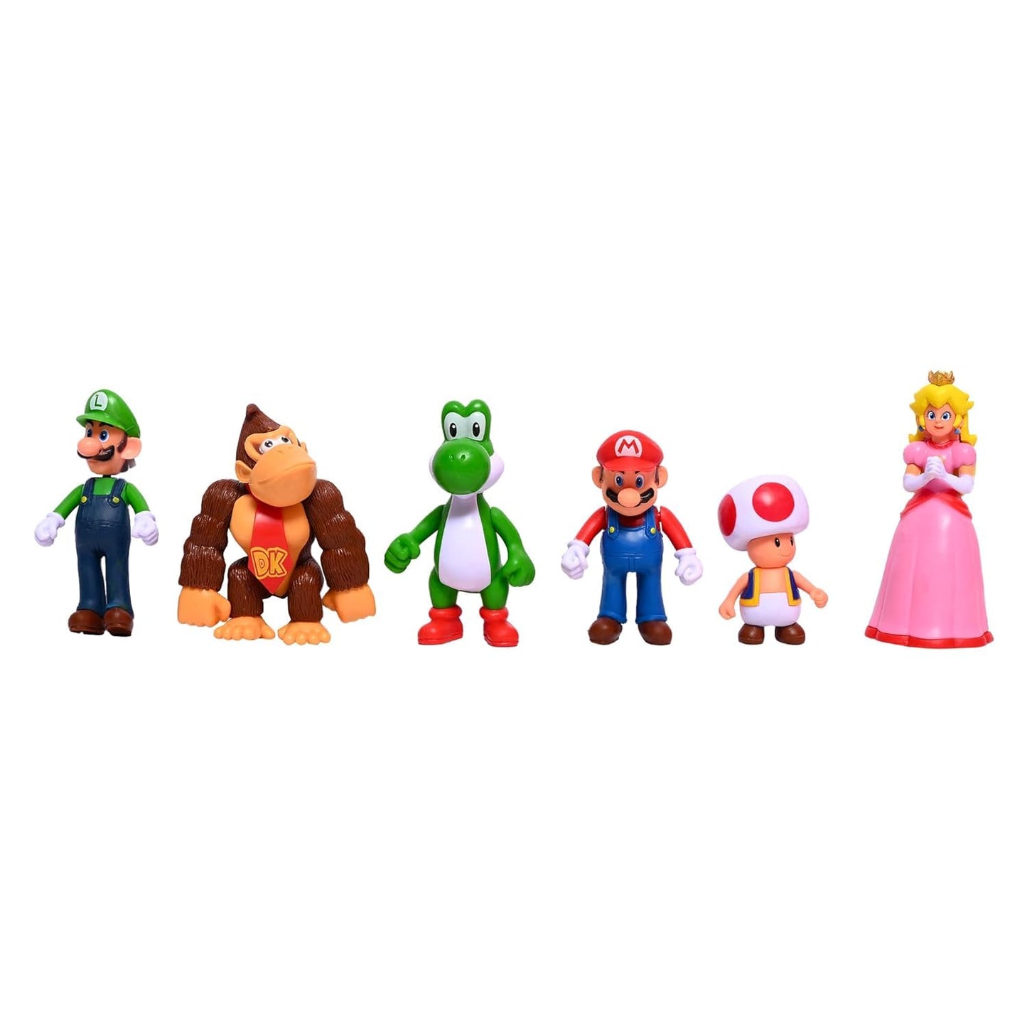 Mario 6 Pieces Figure Set