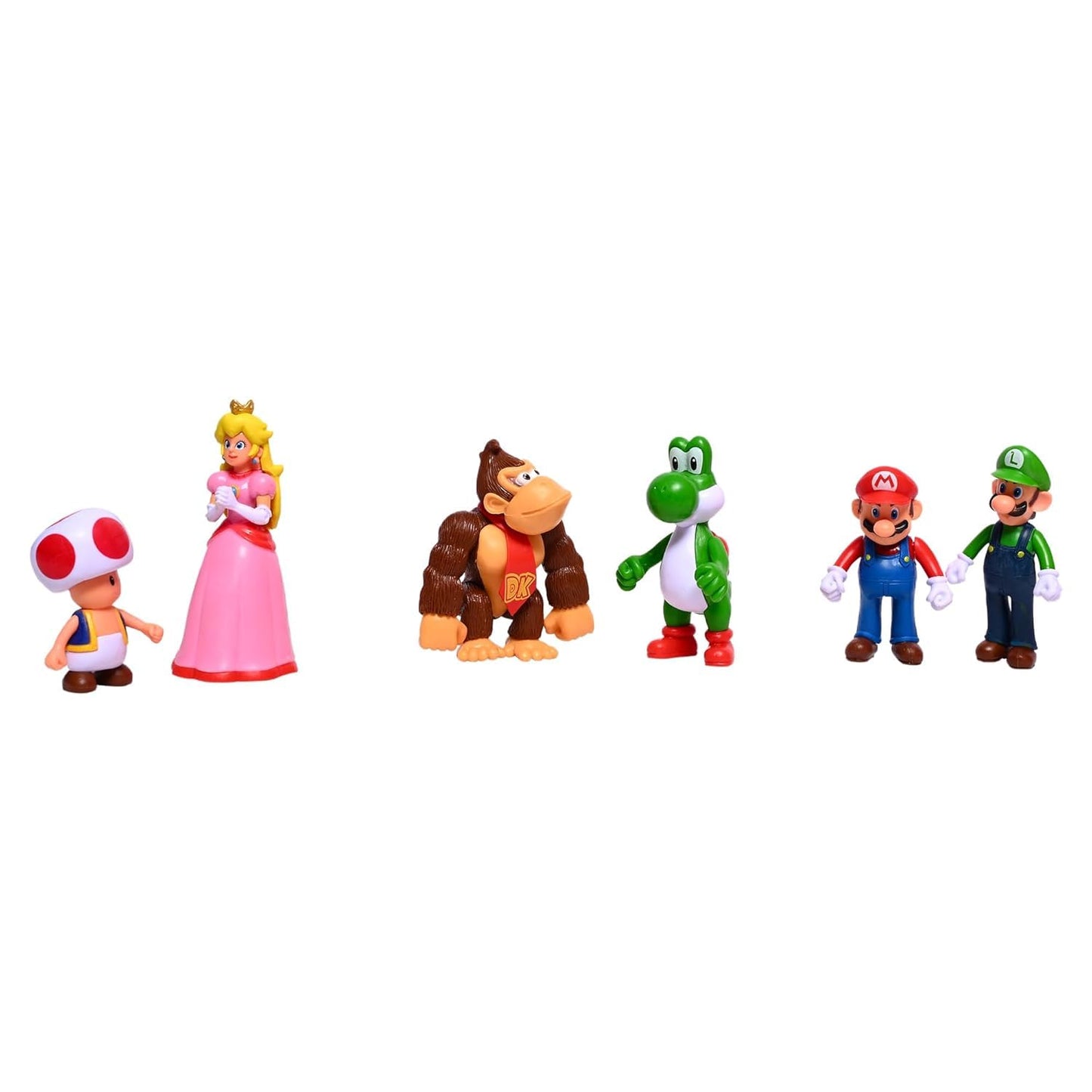 Mario 6 Pieces Figure Set