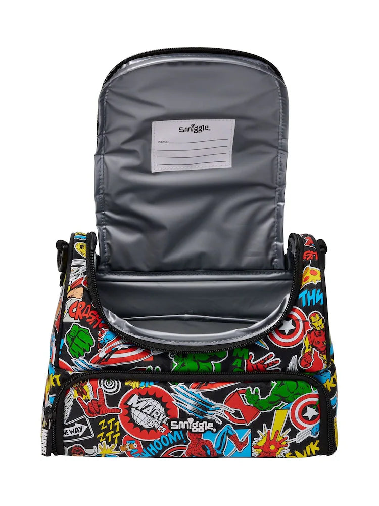 Smiggle Premium kids double-decker lunch bag - Marvel