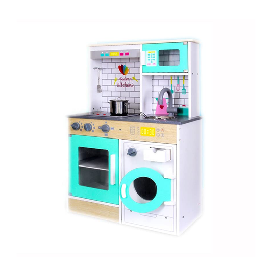 Toys Uncle Wooden Pretend Play Modern Kitchen for Kids for Role Play