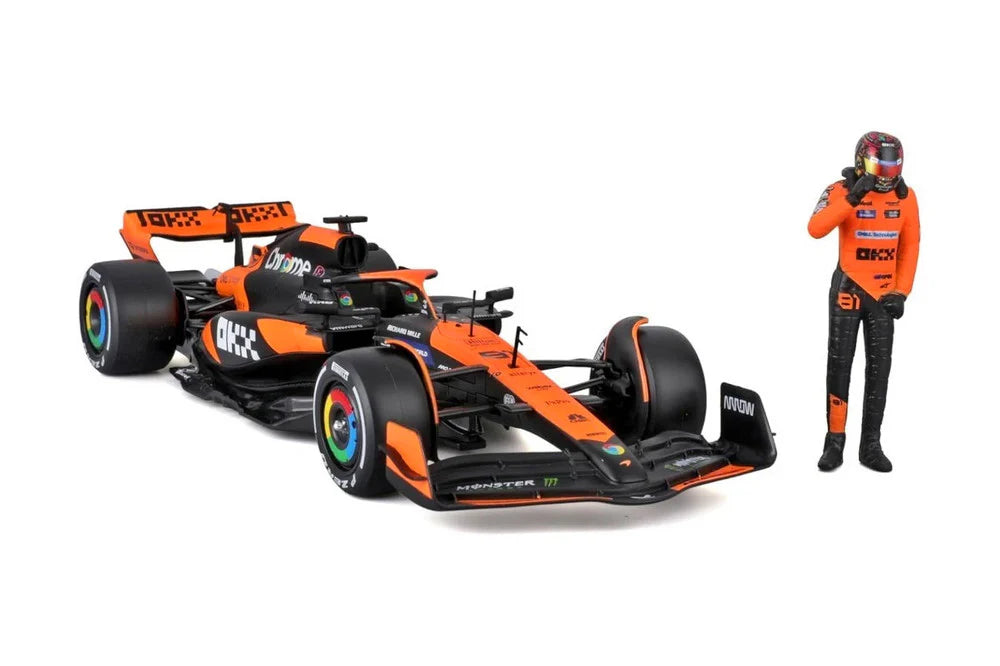 1/24 BURAGO 4 Lando Norris MCLAREN MCL38 MIAMI GRAND PRIX 2024