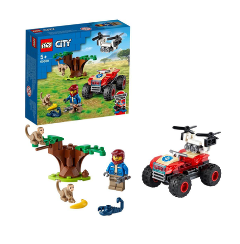 LEGO City Wildlife Rescue ATV 60300 Building Kit (74 Pieces)