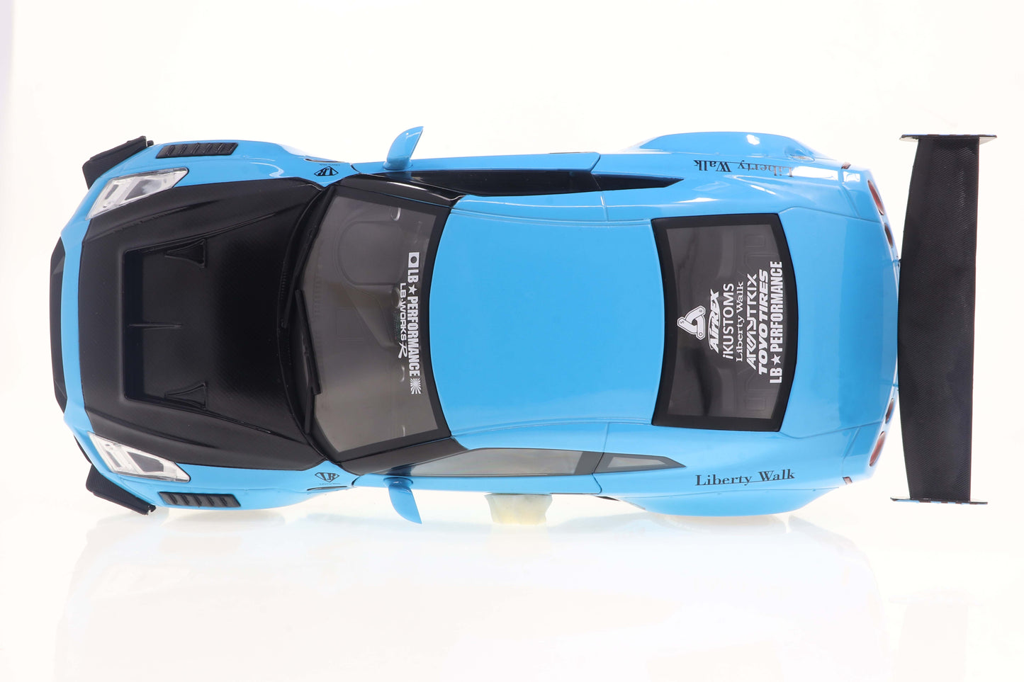 1:18 NISSAN GT-R (R35) W/ LIBERTY WALK BODY KIT 2.0 BLUE 2024 S1805817