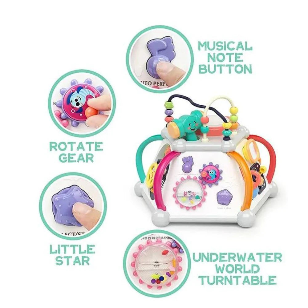 Hola 15-In-1 Discover Activity Cube: Interactive Toy For Toddlers