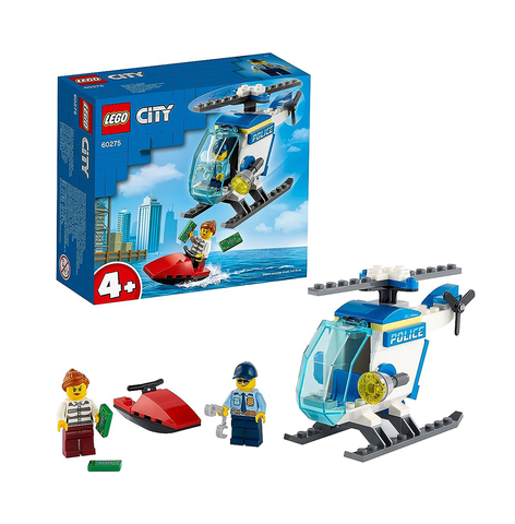 LEGO 60275 City Police Helicopter Toy with Officer and Crook Mini figures for 4+ Years Old Boys and Girls
