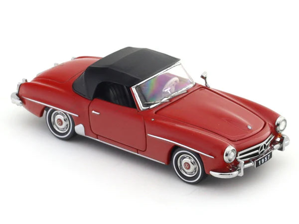 1957 Mercedes-Benz 190SL red 1:64 Diecast scale model