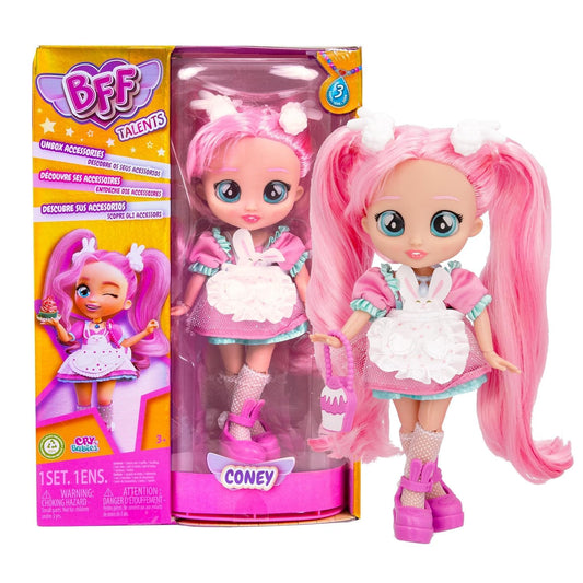 BFF Doll with 9+ Surprises Including Outfit and Accessories - Series 3 Coney