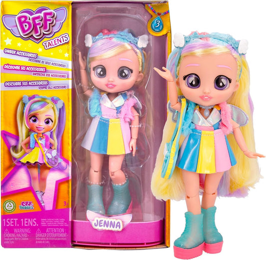 BFF Doll with 9+ Surprises Including Outfit and Accessories - Series 3 Jenna