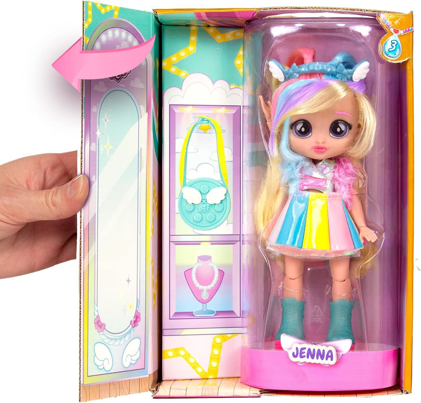 BFF Doll with 9+ Surprises Including Outfit and Accessories - Series 3 Jenna