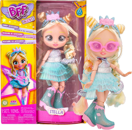 BFF Doll with 9+ Surprises Including Outfit and Accessories - Series 3 Stella