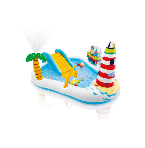 Intex Fishing Fun Play Center Inflatable Swimming Pool - Multicolour