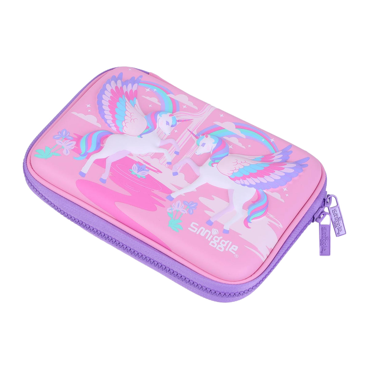 Smiggle Hardcase Pencil Case for Kids - UNICORN