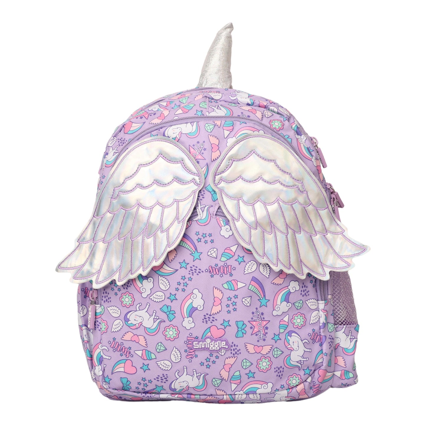 SMIGGLE Junior Backpack Unicorn Hoodie Bag