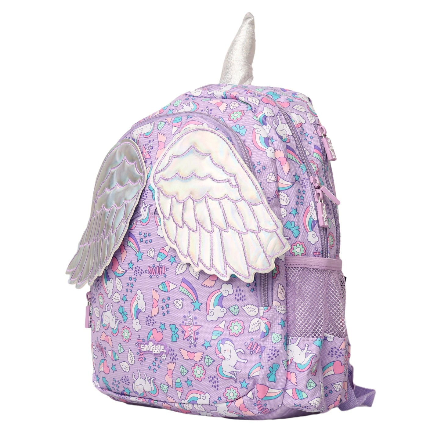 SMIGGLE Junior Backpack Unicorn Hoodie Bag
